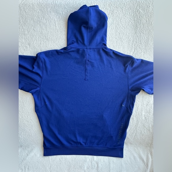 Like NEW Lululemon men’s hoodie relaxed fit‎ training hoodie XL Blue - Picture 6 of 11
